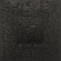 Jochen P. Heite: Komposition, o.T. [#7], 2014/15, 
Pigment gesiebt, Graphit, Ölkreide, Öl auf Leinwand, 100 x 100 cm

